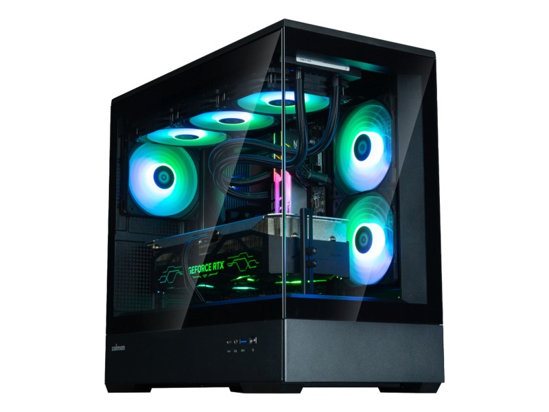 ATX полу-висока кутия Zalman P30 V2 Черен NaN –  BB Калъфи за настолни компютри