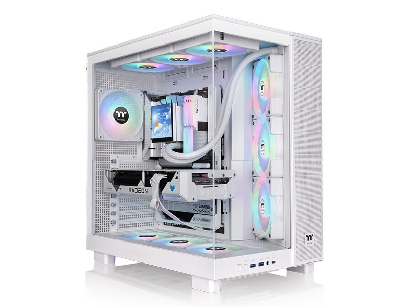 ATX полу-висока кутия THERMALTAKE View 380 XL TG ARGB Бял NaN –  BB Калъфи за настолни компютри
