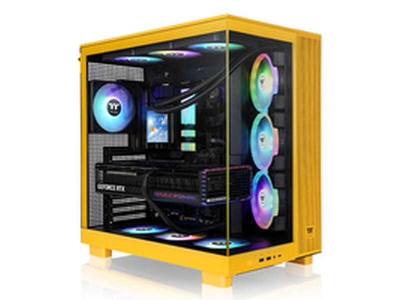 ATX полу-висока кутия THERMALTAKE View 380 XL TG ARGB Жълт NaN –  BB Калъфи за настолни компютри