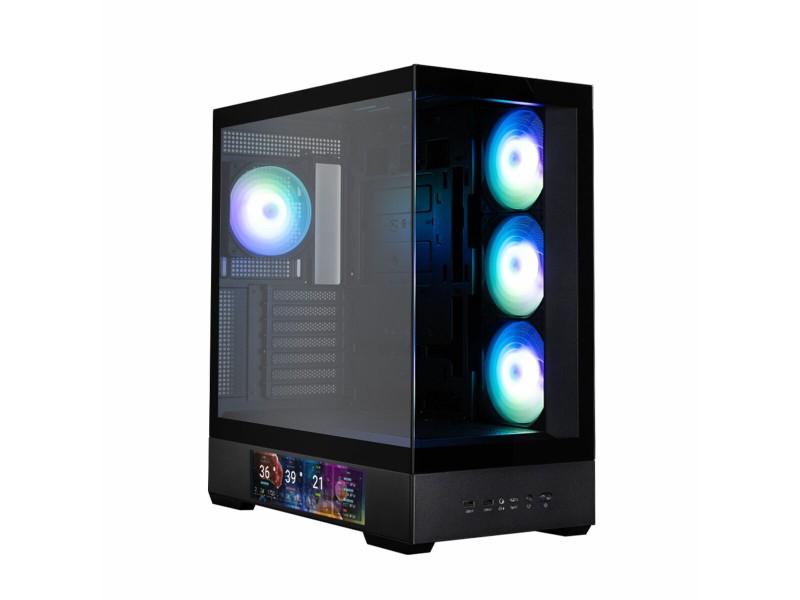 ATX полу-висока кутия Zalman P40 DS BLACK Черен NaN –  BB Калъфи за настолни компютри