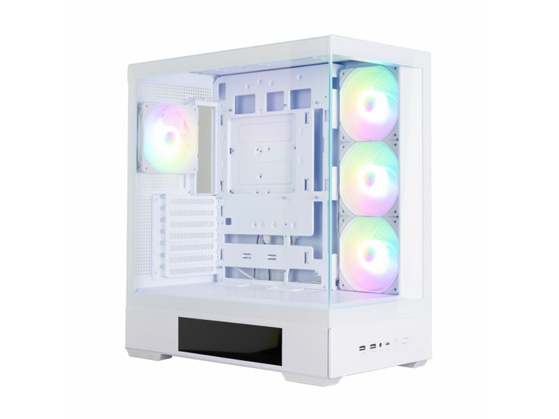 ATX полу-висока кутия Zalman P40 DS WHITE Бял NaN –  BB Калъфи за настолни компютри