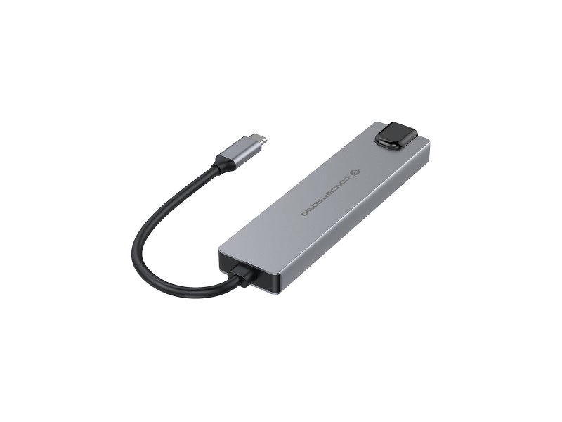 USB извод Conceptronic 6 en 1 USB 3.2 Gen 2 Сив NaN –  BB USB хъбове