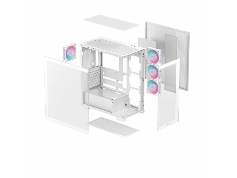 ATX полу-висока кутия DEEPCOOL R-CG580-WHADA4-G-1 Бял NaN –  BB Калъфи за настолни компютри