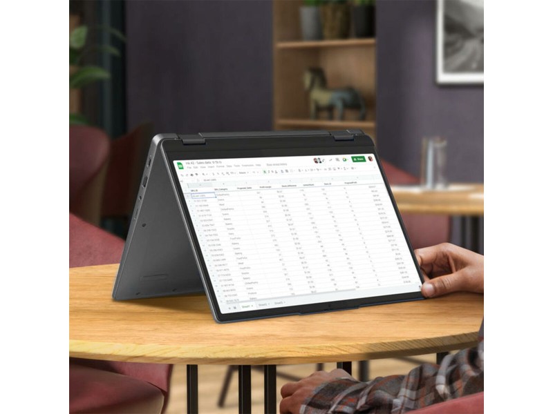 Лаптоп Lenovo 82XH0011SP Intel N100 8 GB RAM 128 GB Испанска Qwerty NaN –  BB Лаптопи