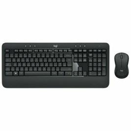 Клавиатура с мишка Logitech 920-008679 италиански език QWERTY Бял Черен