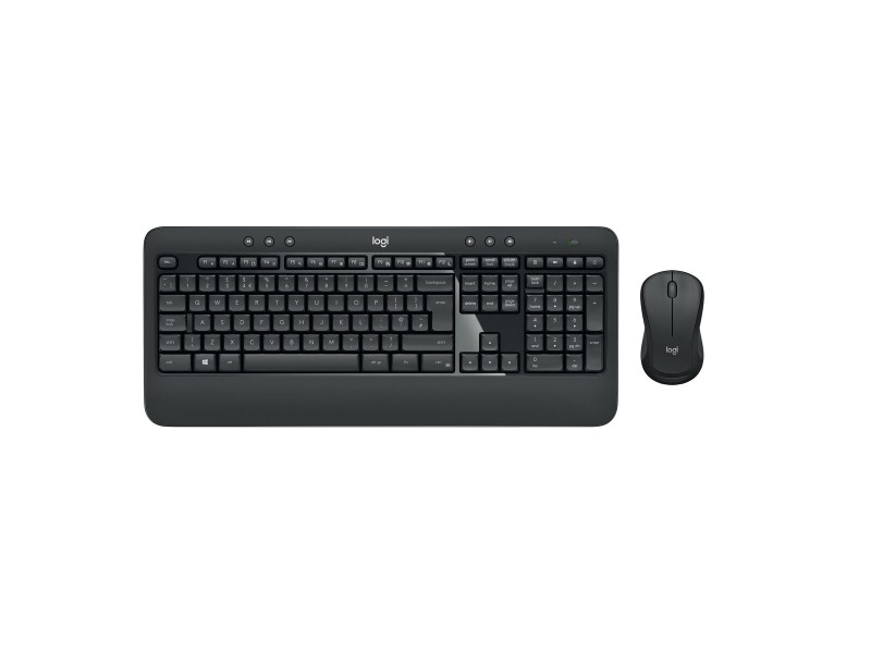 Клавиатура с мишка Logitech 920-008679 италиански език QWERTY Бял Черен NaN –  BB Пакети клавиатура и мишка