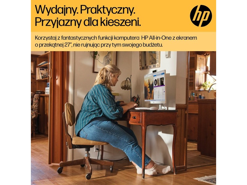 Всичко е едно HP 9U2K5EA 27 AMD Ryzen 5 7520U 16 GB RAM 512 GB SSD NaN –  BB Всичко в едно