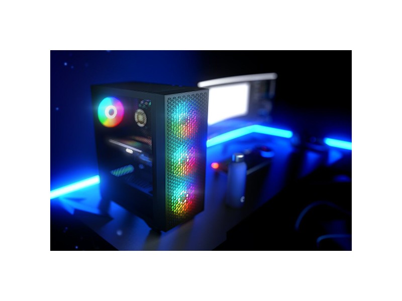 ATX полу-висока кутия Logic AT-DART-PRO-ARGB-10 Черен NaN –  BB Калъфи за настолни компютри