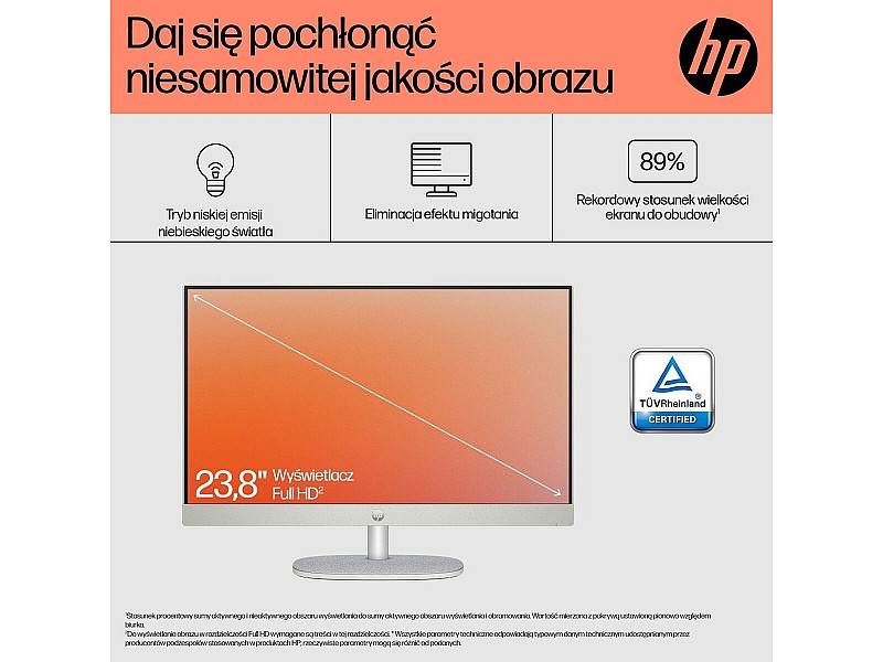 Всичко е едно HP 9U2J8EA 23,8 AMD Ryzen 5 7520U 16 GB RAM 512 GB SSD NaN –  BB Всичко в едно
