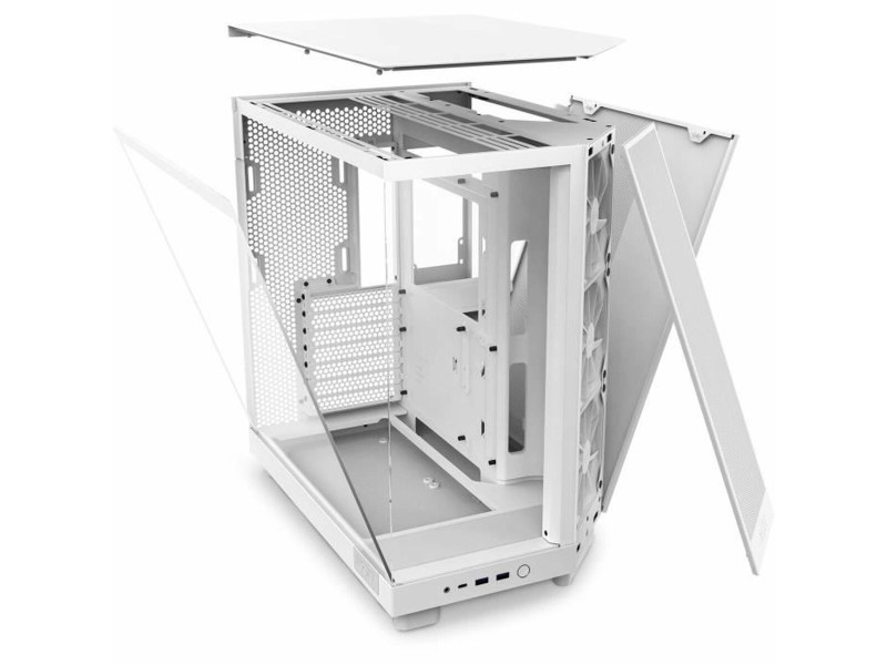 ATX полу-висока кутия NZXT CC-H61FW-01 Бял ATX полу-висока кутия NZXT CC-H61FW-01 Бял NaN – BB Калъфи за настолни компютри