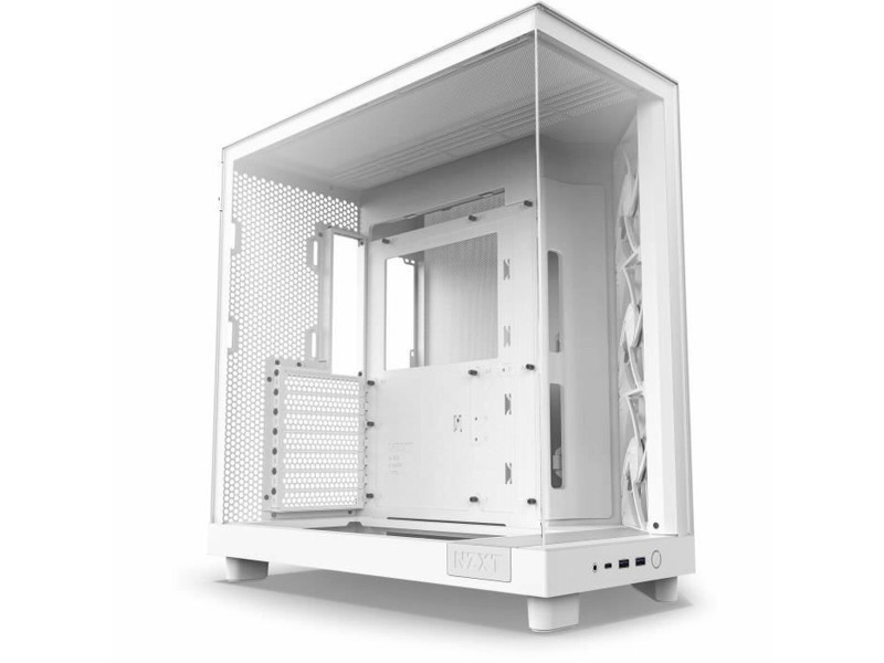 ATX полу-висока кутия NZXT CC-H61FW-01 Бял ATX полу-висока кутия NZXT CC-H61FW-01 Бял NaN – BB Калъфи за настолни компютри