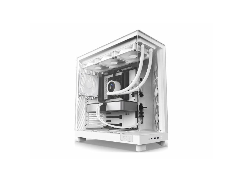 ATX полу-висока кутия NZXT CC-H61FW-01 Бял ATX полу-висока кутия NZXT CC-H61FW-01 Бял NaN – BB Калъфи за настолни компютри