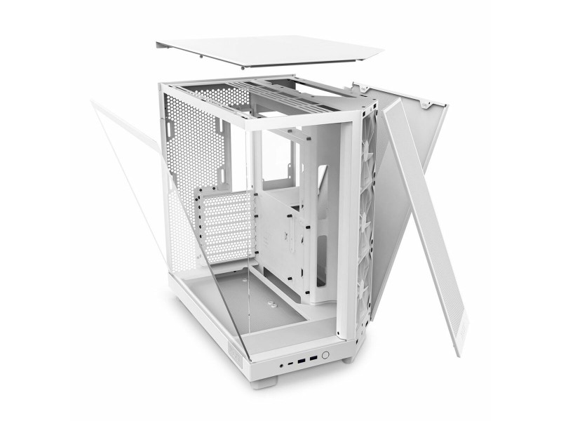 ATX полу-висока кутия NZXT CC-H61FW-01 Бял ATX полу-висока кутия NZXT CC-H61FW-01 Бял NaN – BB Калъфи за настолни компютри