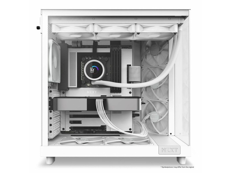 ATX полу-висока кутия NZXT CC-H61FW-01 Бял ATX полу-висока кутия NZXT CC-H61FW-01 Бял NaN – BB Калъфи за настолни компютри
