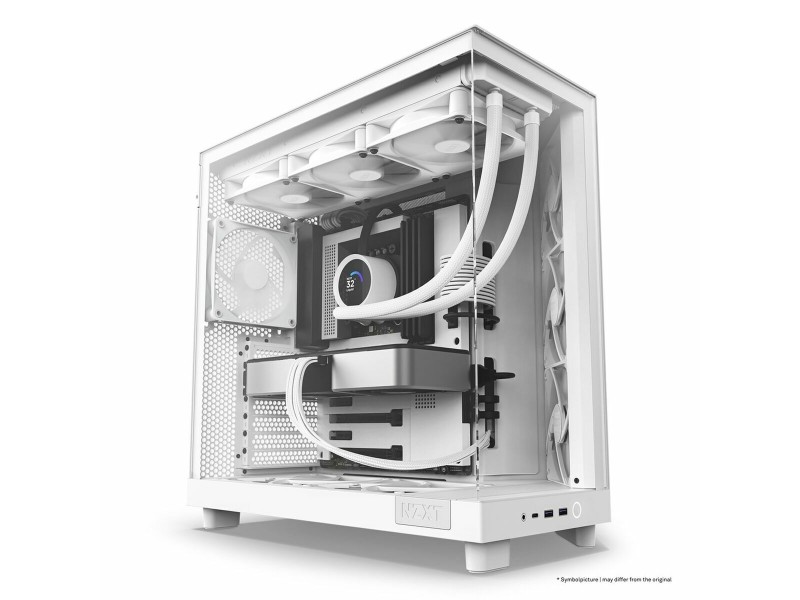 ATX полу-висока кутия NZXT CC-H61FW-01 Бял ATX полу-висока кутия NZXT CC-H61FW-01 Бял NaN – BB Калъфи за настолни компютри