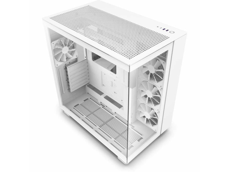 ATX полу-висока кутия NZXT H9 All Бял NaN –  BB Калъфи за настолни компютри