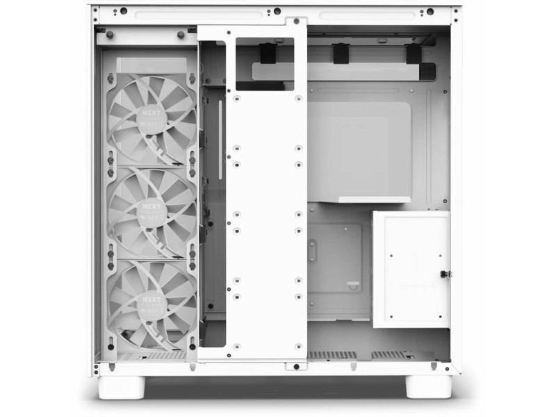 ATX полу-висока кутия NZXT H9 All Бял NaN –  BB Калъфи за настолни компютри