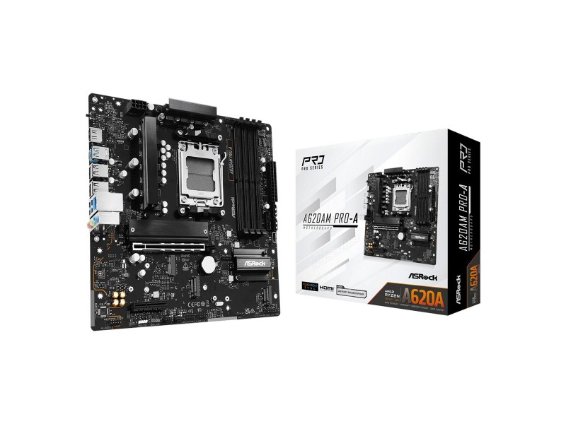Дънна платка ASRock A620AM PRO-A AMD AM5 AMD A620 NaN –  BB Дънни платки