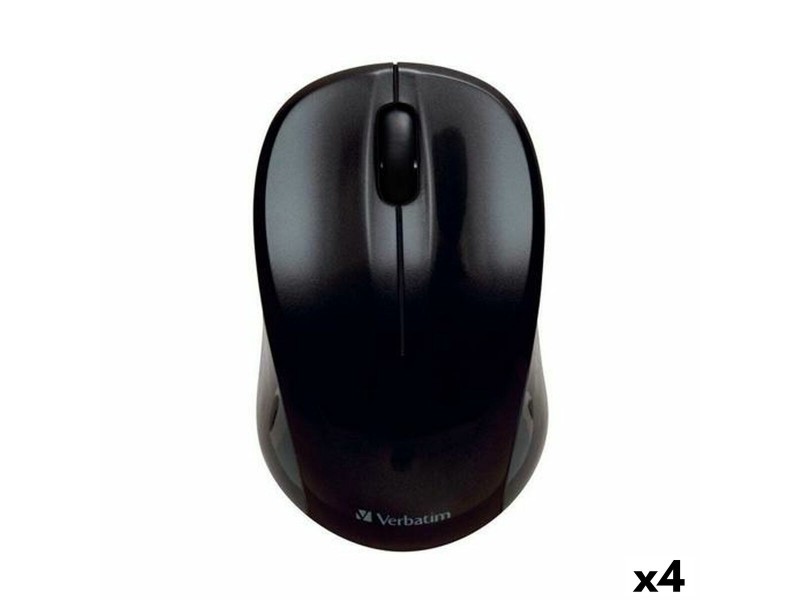 Безжична мишка Verbatim GO NANO Черен 1600 dpi (4 броя) NaN –  BB Мишки