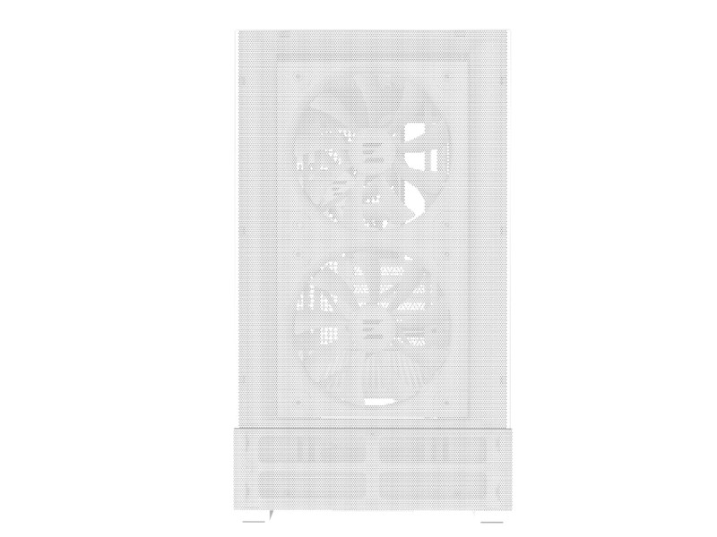 Средно голяма кутия микро ATX / Mini ITX / ATX Zalman P30 AIR WHITE Бял NaN –  BB Калъфи за настолни компютри