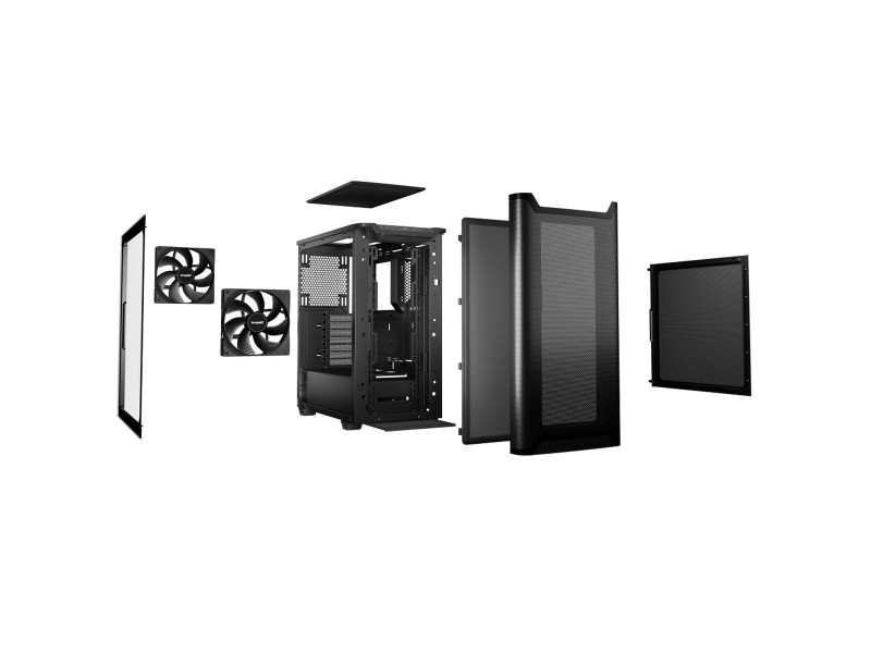 ATX микро кутия Be Quiet! BGW74 Черен NaN –  BB Калъфи за настолни компютри
