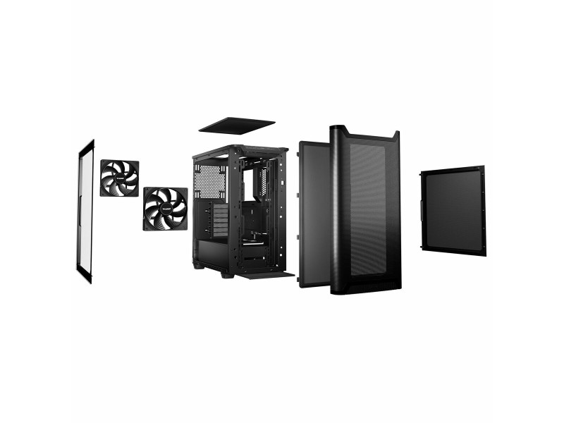 ATX микро кутия Be Quiet! BGW74 Черен NaN –  BB Калъфи за настолни компютри
