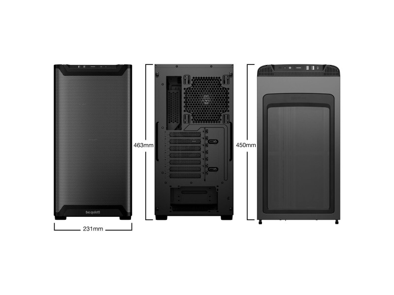 ATX микро кутия Be Quiet! BG074 Черен NaN –  BB Калъфи за настолни компютри