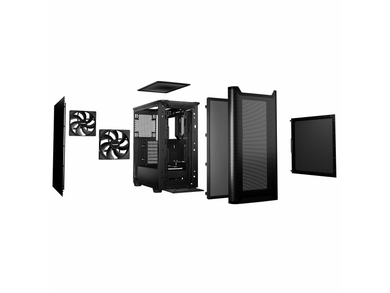 ATX микро кутия Be Quiet! BG074 Черен NaN –  BB Калъфи за настолни компютри