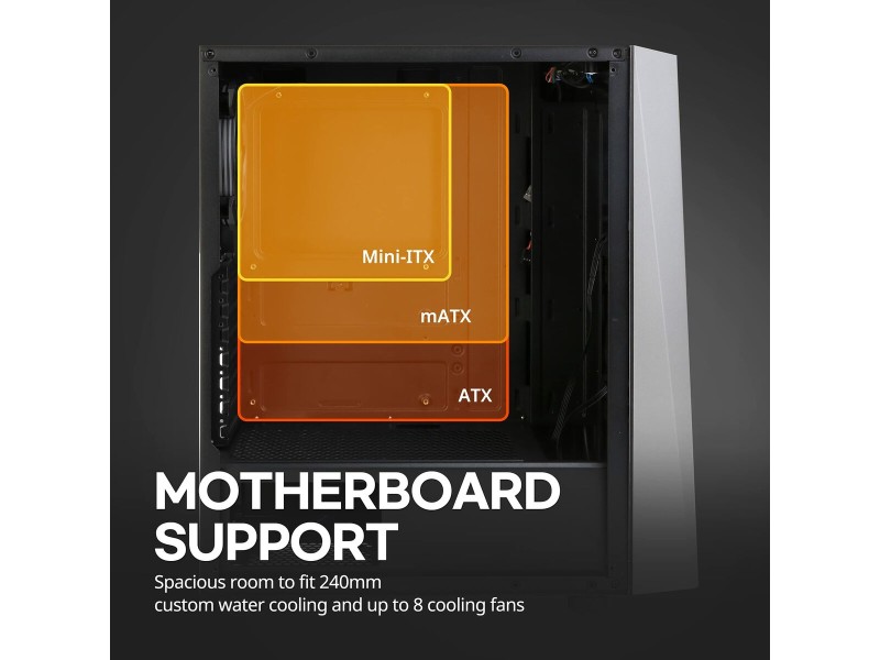 ATX полу-висока кутия Zalman S4 Plus Черен NaN –  BB Калъфи за настолни компютри