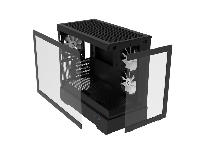 Средно голяма кутия микро ATX / Mini ITX / ATX Zalman P30 BW Черен Средно голяма кутия микро ATX / Mini ITX / ATX Zalman P30 BW Черен NaN – BB Калъфи за настолни компютри