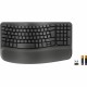 Клавиатура с мишка Logitech Графит Стомана Испанска Qwerty NaN –  BB Клавиатури