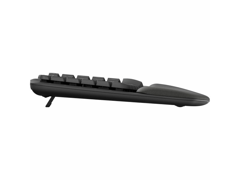 Клавиатура с мишка Logitech Графит Стомана Испанска Qwerty NaN –  BB Клавиатури