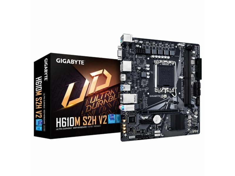 Дънна платка Gigabyte H610M S2H V2 INTEL H610 EXPRESS LGA 1700 NaN –  BB Дънни платки