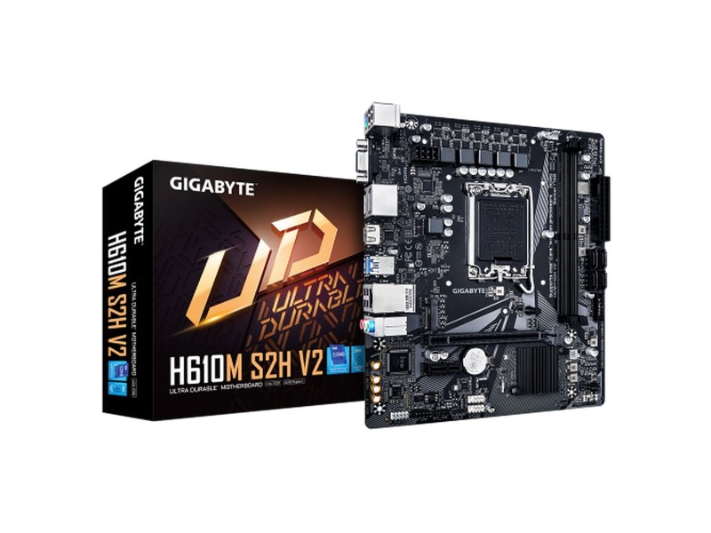Дънна платка Gigabyte H610M S2H V2 INTEL H610 EXPRESS LGA 1700 NaN –  BB Дънни платки
