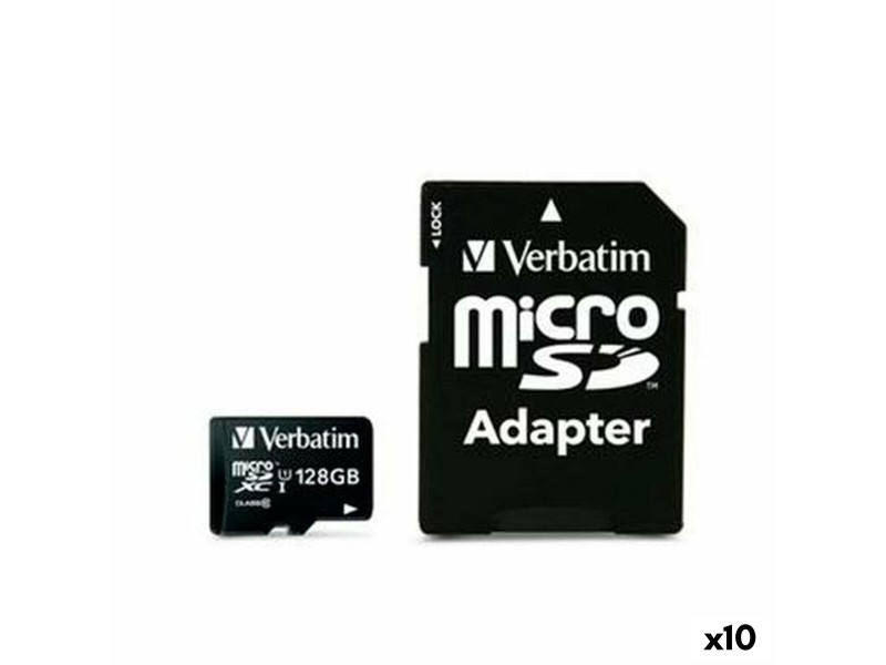 SDHC карта памет Verbatim 128 GB (10 броя) NaN –  BB MicroSD карти