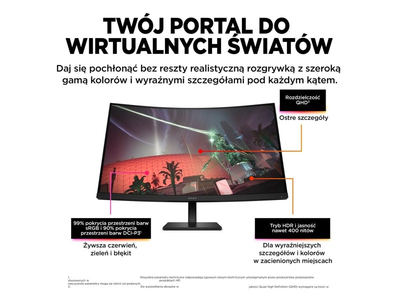 Gaming монитор HP 780K6E9#ABB Quad HD 32 NaN –  BB Монитори