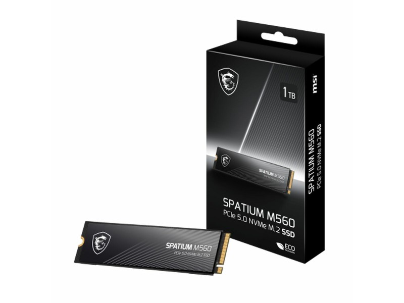 Твърд диск MSI SPATIUM M560 PCIE 5.0 NVME M.2 1TB 1 TB SSD NaN –  BB Твърди солидни твърди дискове