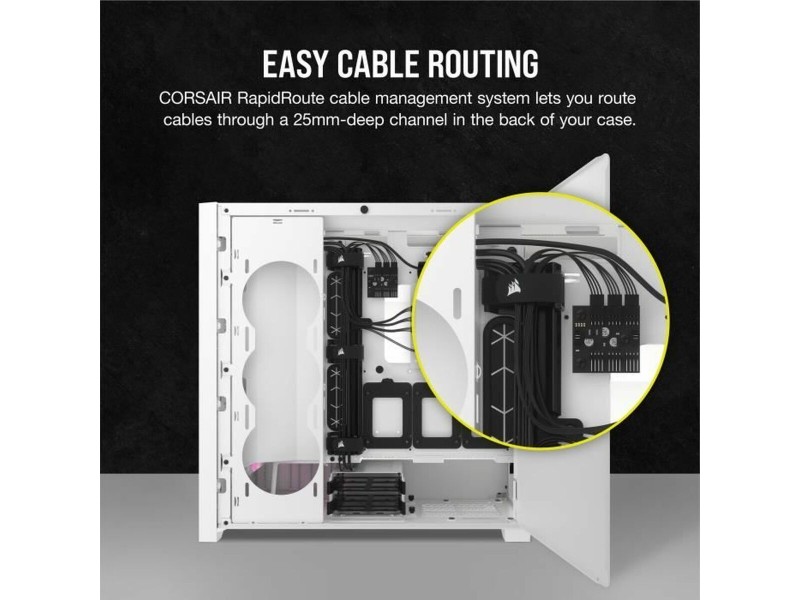 ATX полу-висока кутия Corsair Бял NaN –  BB Калъфи за настолни компютри