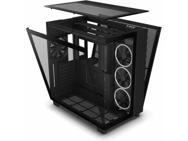 ATX полу-висока кутия NZXT H9 Elite Черен NaN –  BB Калъфи за настолни компютри