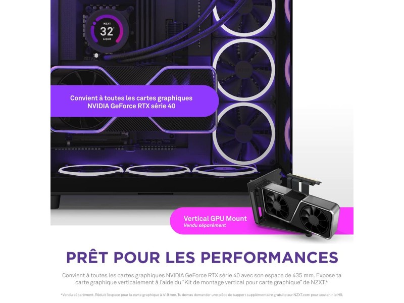 ATX полу-висока кутия NZXT H9 Elite Черен NaN –  BB Калъфи за настолни компютри
