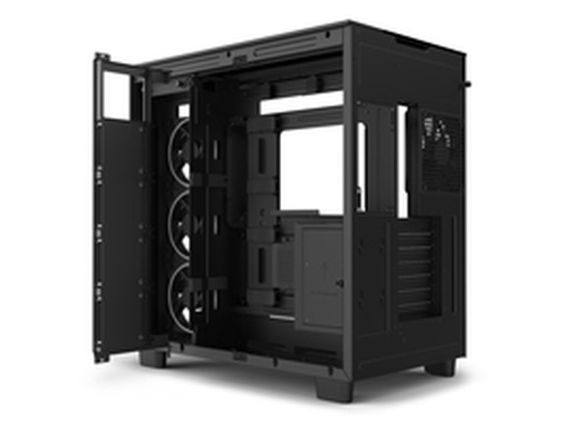 ATX полу-висока кутия NZXT H9 Elite Черен NaN –  BB Калъфи за настолни компютри