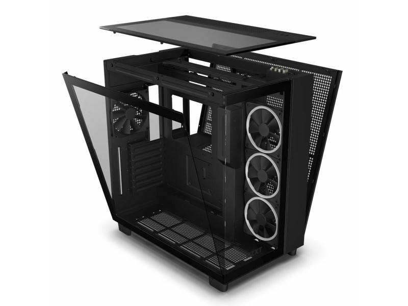 ATX полу-висока кутия NZXT H9 Elite Черен NaN –  BB Калъфи за настолни компютри