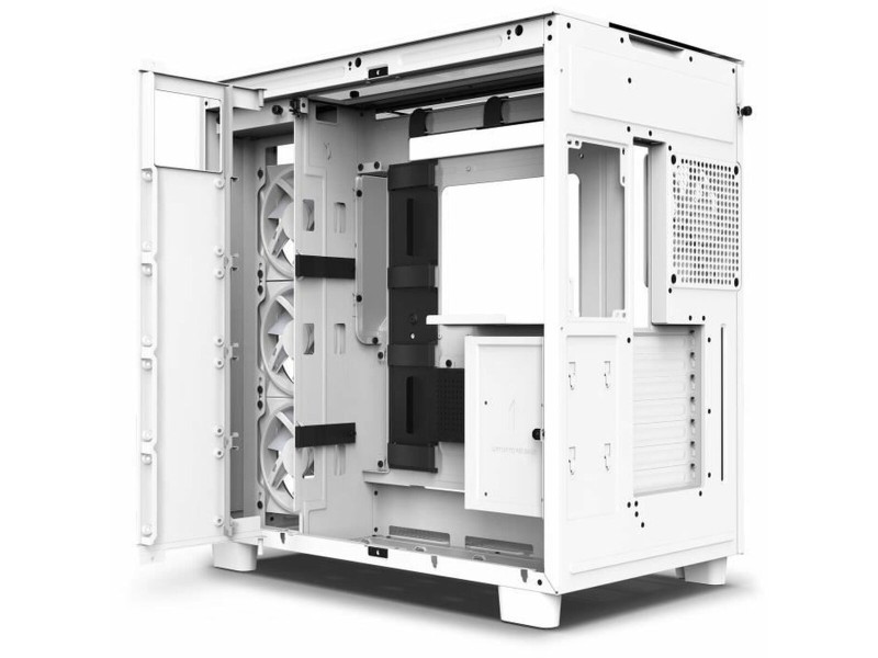 ATX полу-висока кутия NZXT CM-H91EW-01 Бял NaN –  BB Калъфи за настолни компютри