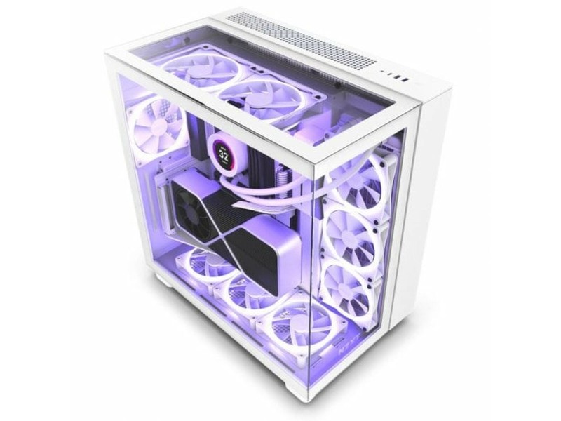 ATX полу-висока кутия NZXT CM-H91EW-01 Бял NaN –  BB Калъфи за настолни компютри