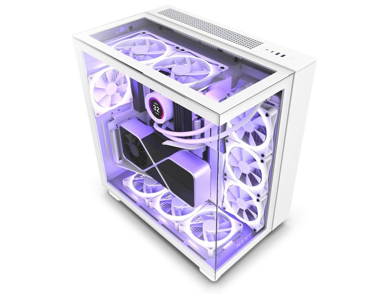 ATX полу-висока кутия NZXT CM-H91EW-01 Бял NaN –  BB Калъфи за настолни компютри