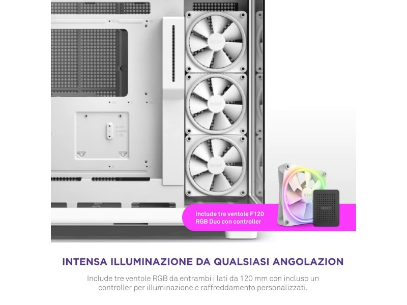 ATX полу-висока кутия NZXT CM-H91EW-01 Бял NaN –  BB Калъфи за настолни компютри