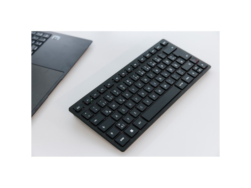 Клавиатура Cherry KW 9200 MINI Испанска Qwerty Черен NaN –  BB Клавиатури