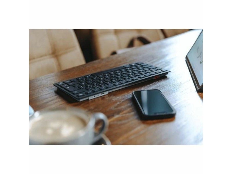 Клавиатура Cherry KW 9200 MINI Испанска Qwerty Черен NaN –  BB Клавиатури