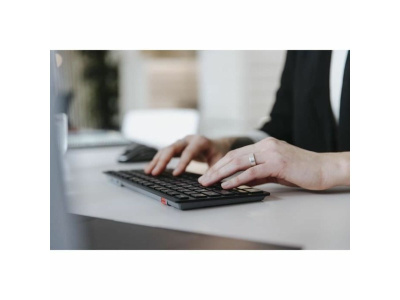 Клавиатура Cherry KW 9200 MINI Испанска Qwerty Черен NaN –  BB Клавиатури