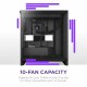 ATX полу-висока кутия NZXT H7 Flow Midi Черен NaN –  BB Калъфи за настолни компютри